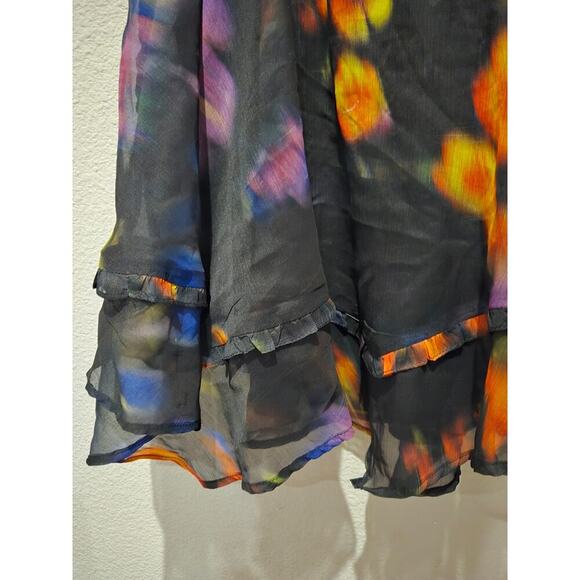 Urban Outfitters Women's Asymmetrical Babydoll Top Multicolor Size S - Picture 5 of 12